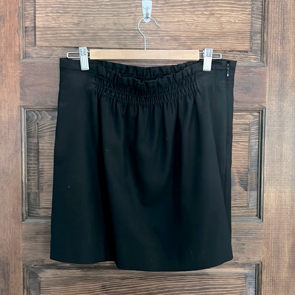 Black J. Crew wool skirt